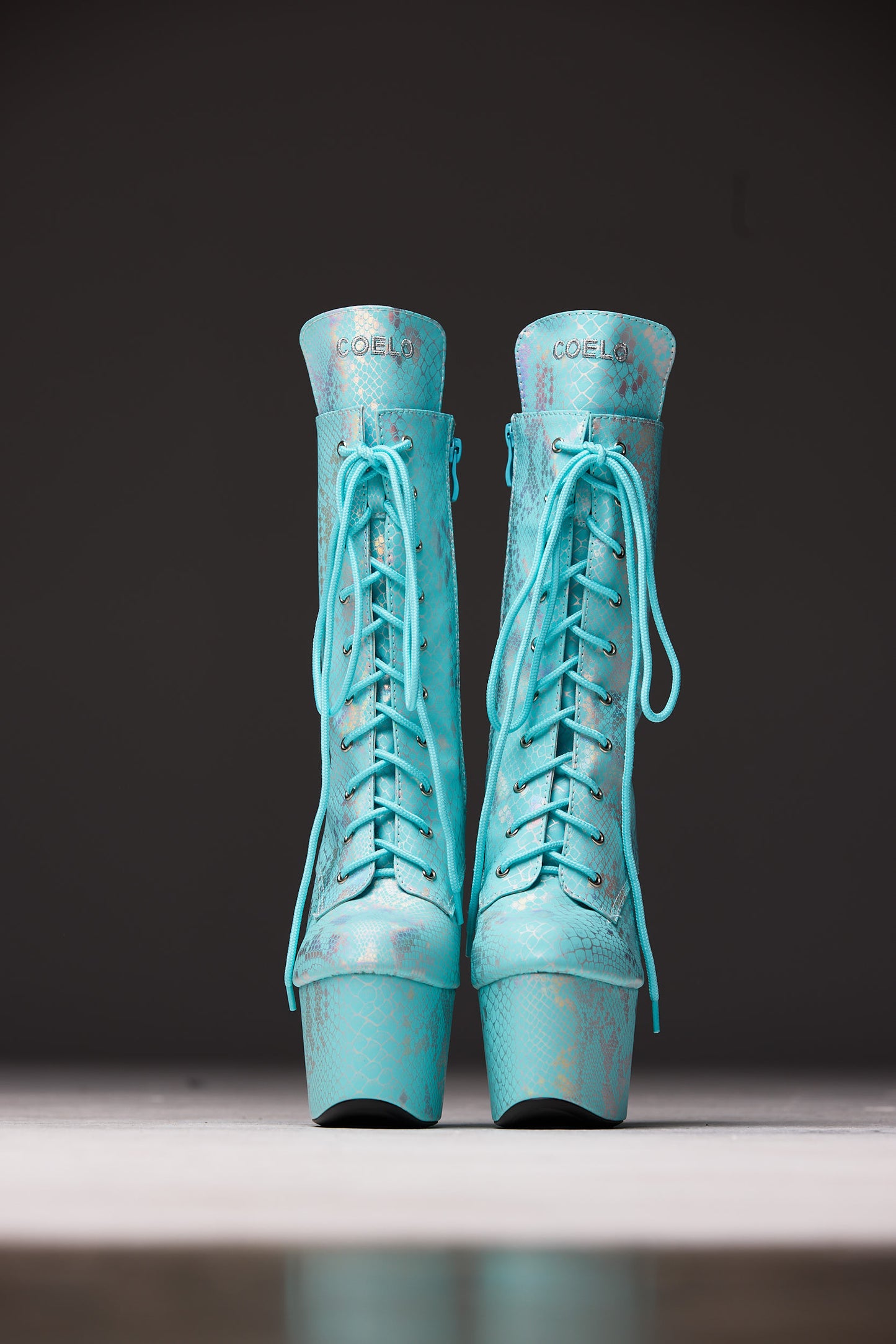 Venom Boot - Baby Blue - 7 Inch