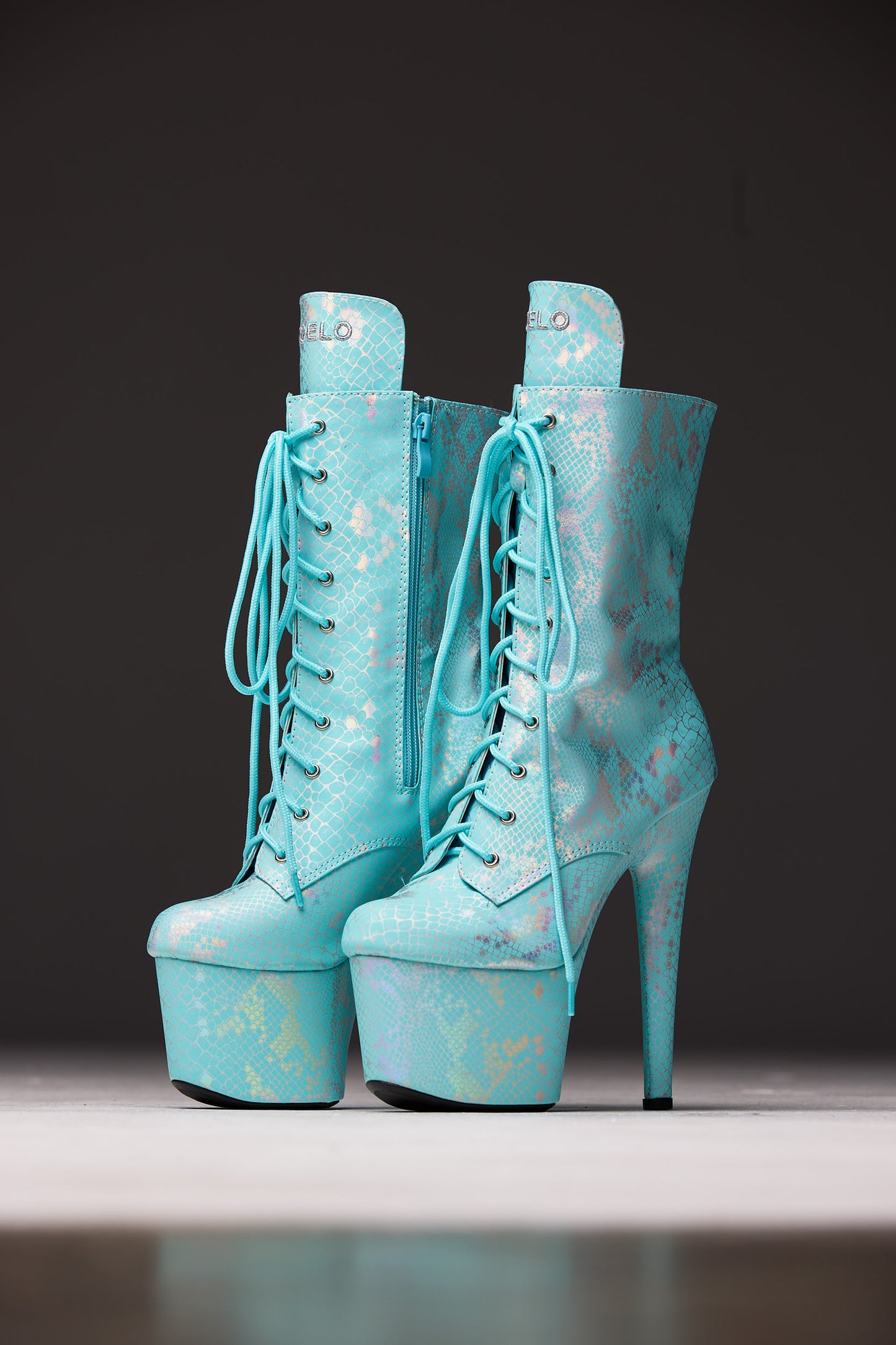 Venom Boot - Baby Blue - 7 Inch